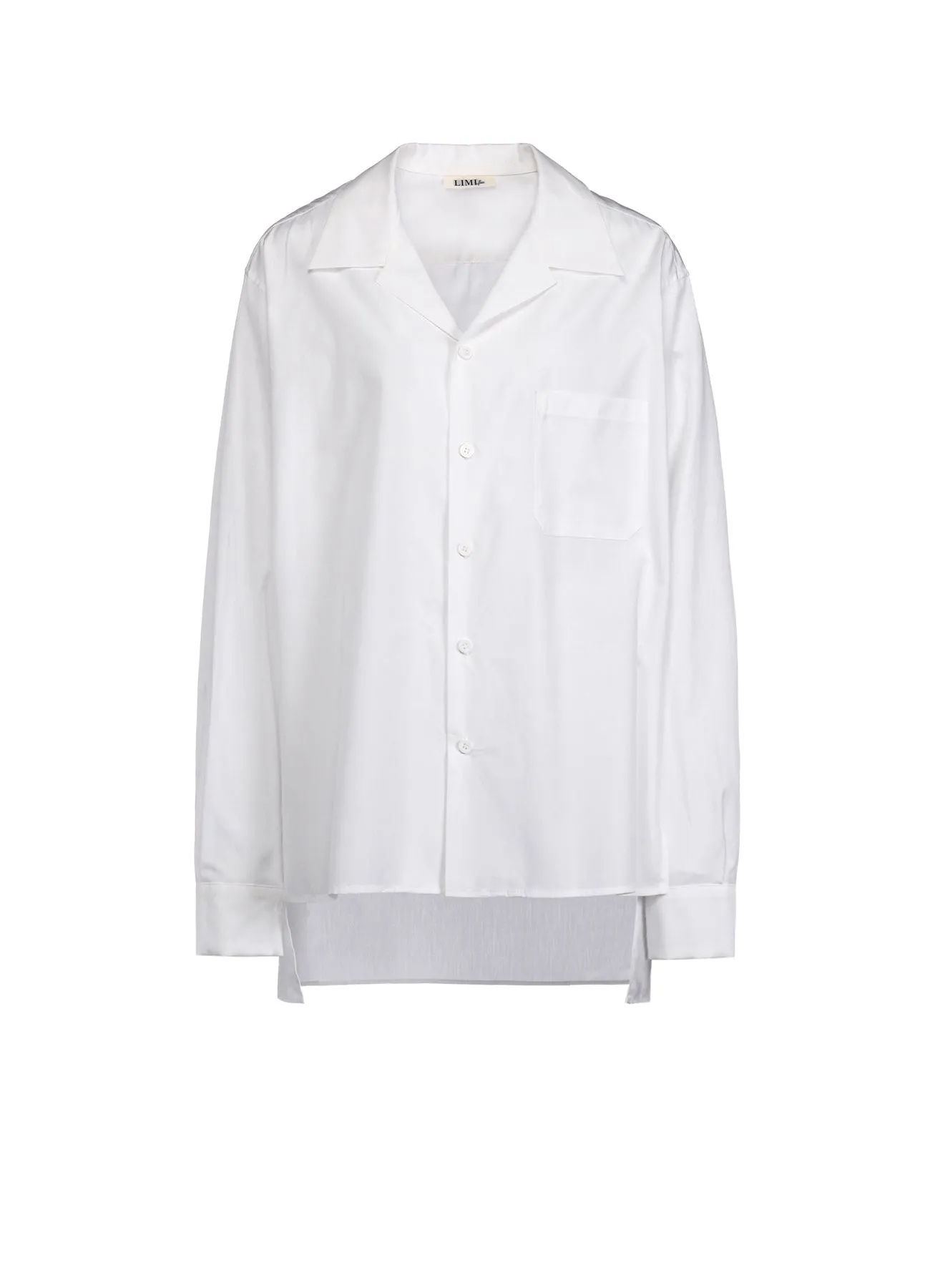 100/2 BROAD COTTON OPEN COLLAR SHIRT