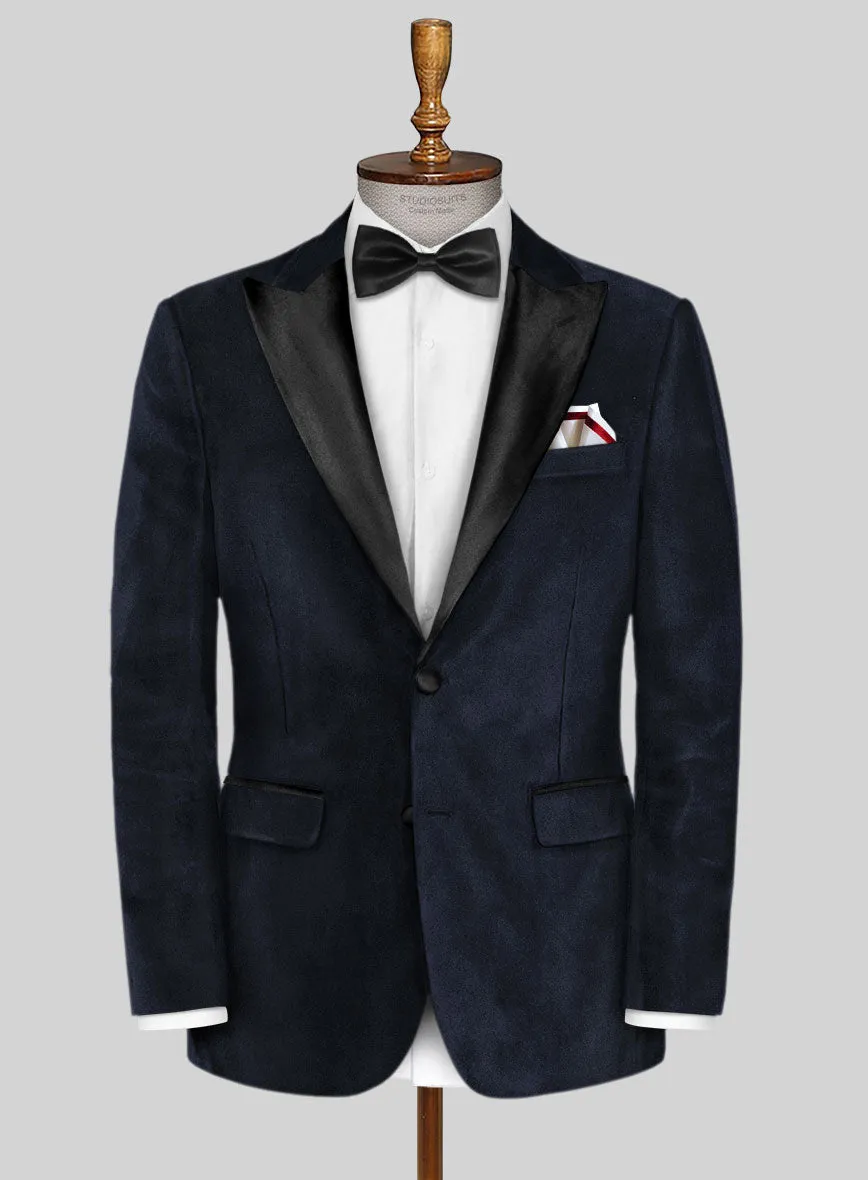 Blue Velvet Tuxedo Jacket