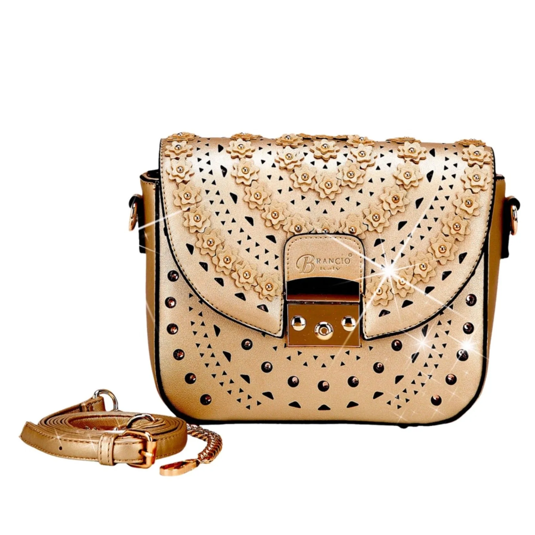 Brangio Elegant Floral Radiance Crossbody