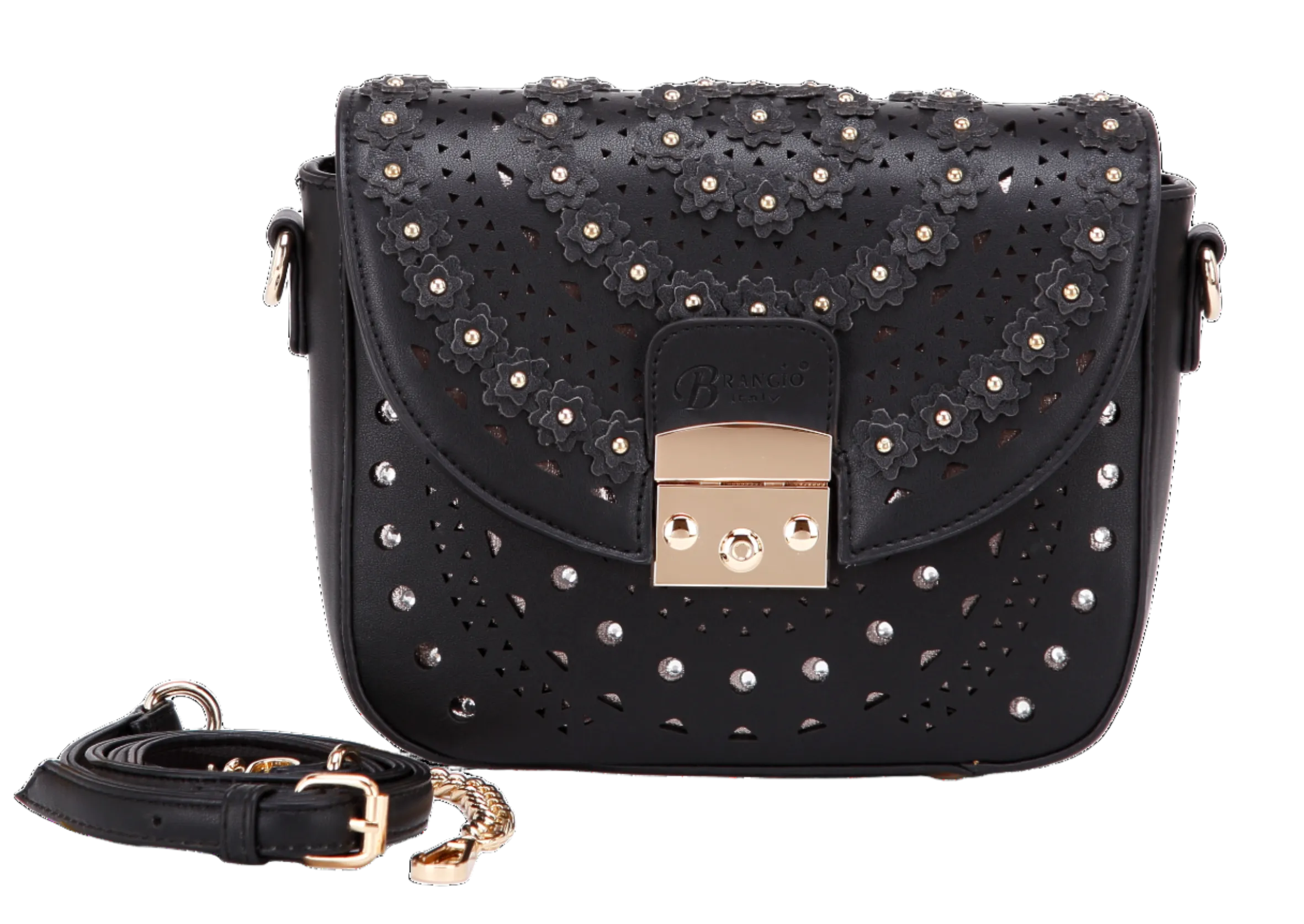 Brangio Elegant Floral Radiance Crossbody