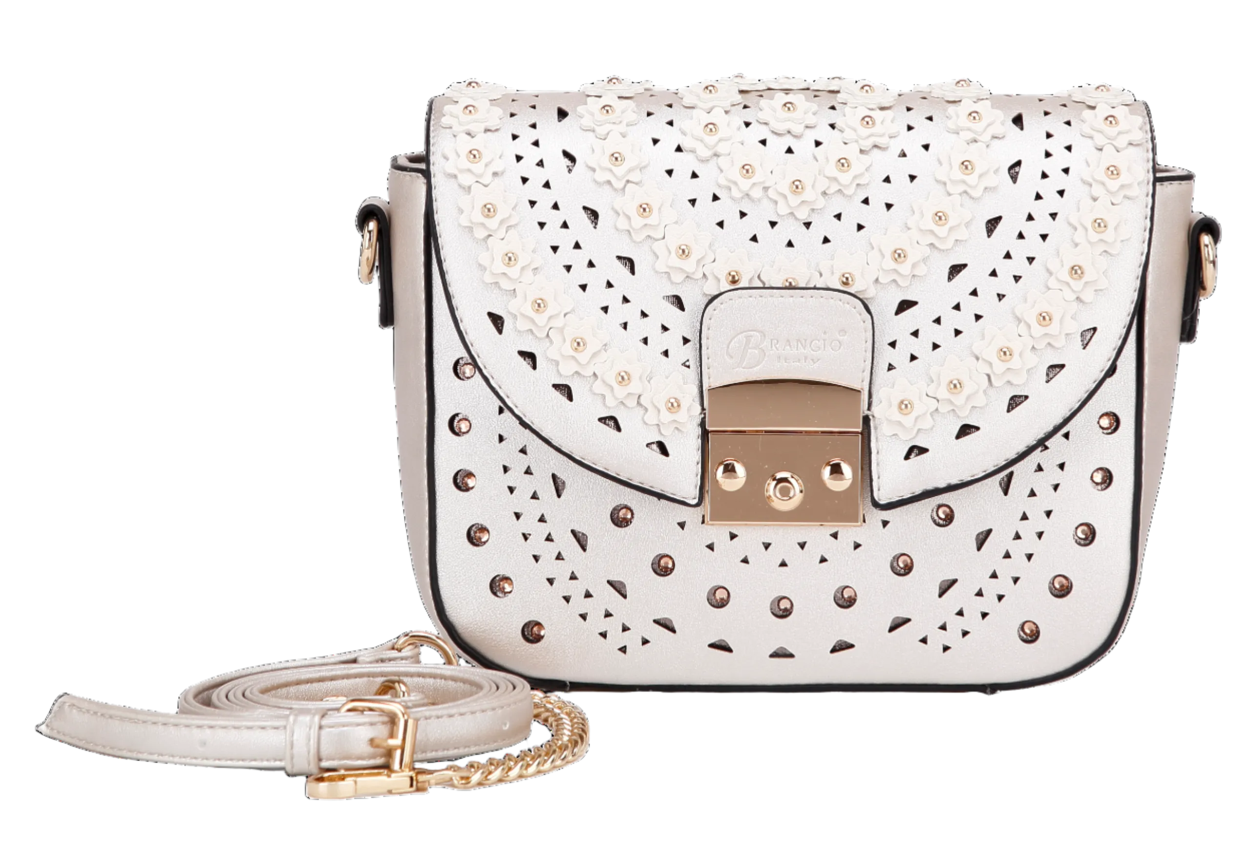 Brangio Elegant Floral Radiance Crossbody
