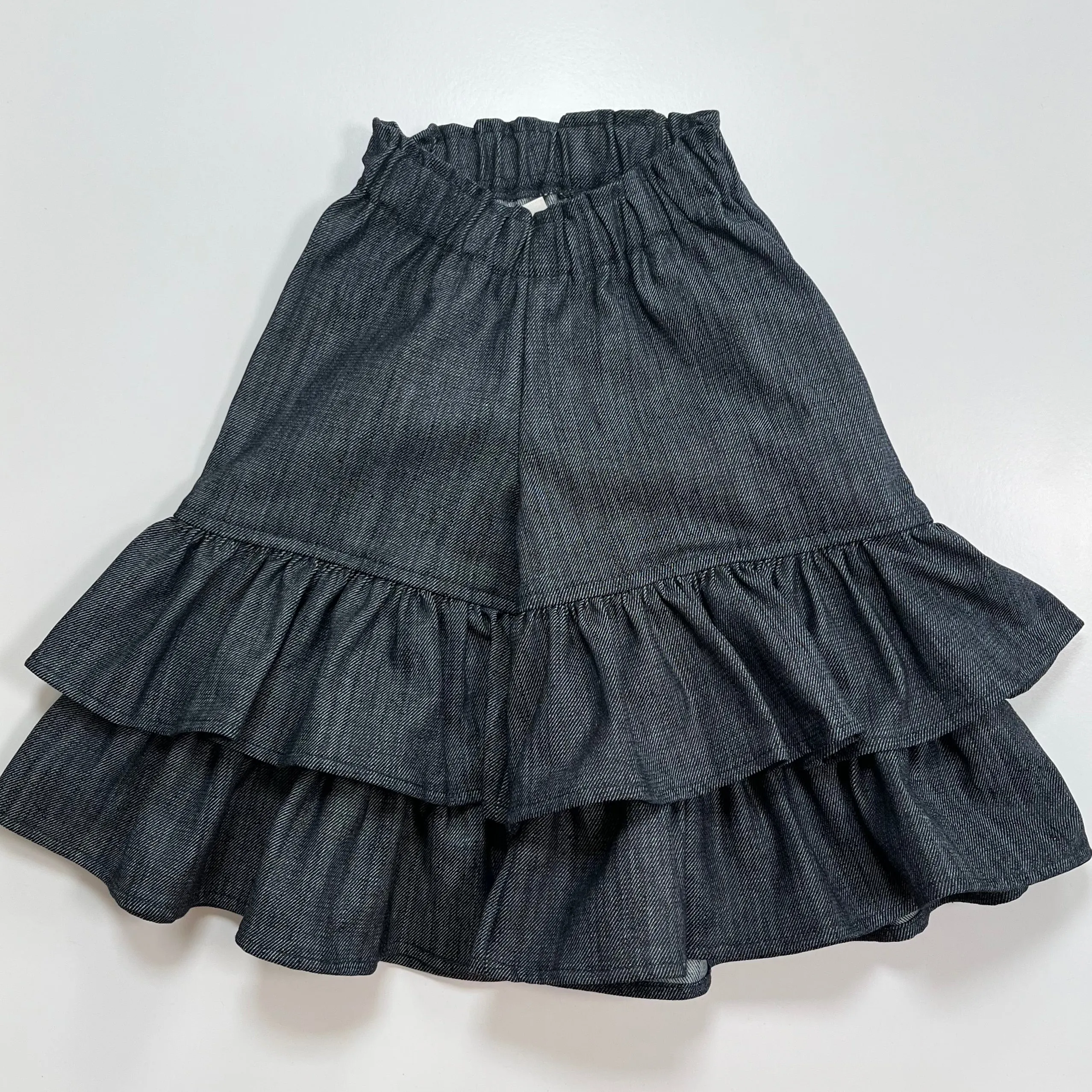 Double Ruffle Belle Pant Denim