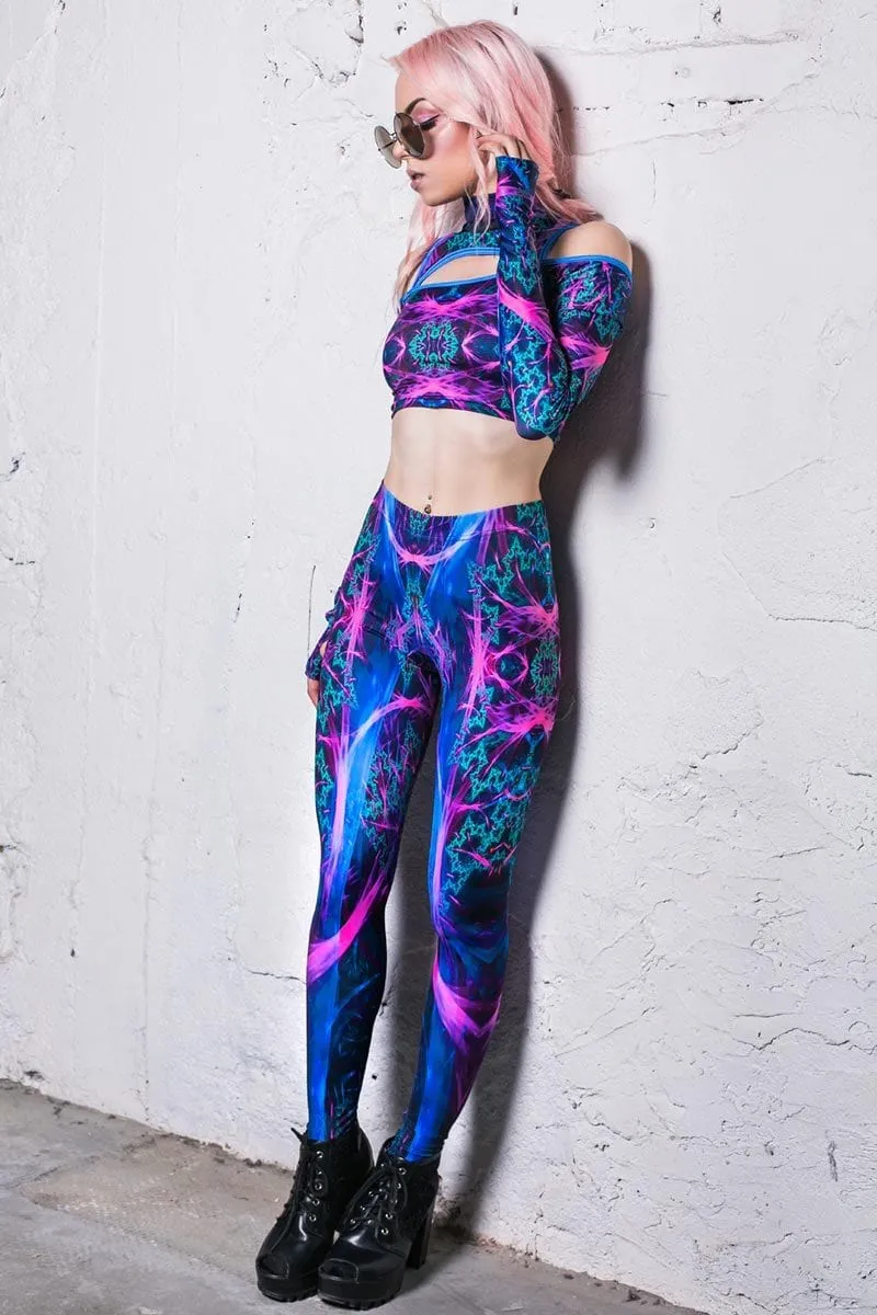 Electric Blue Leggings