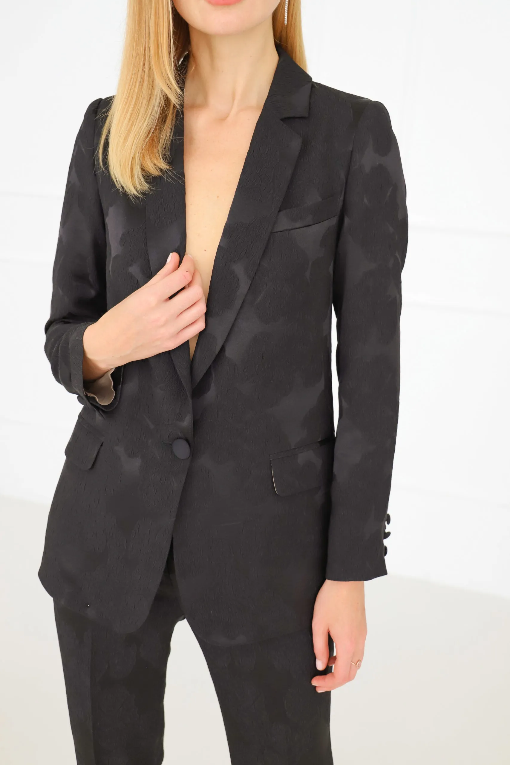 Evening Rose Silk Jacket