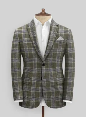 Italian Fabrizio Check Tweed Jacket