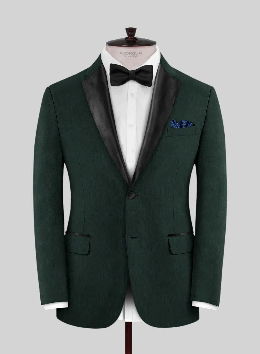 Napolean Intense Green Wool Tuxedo Jacket