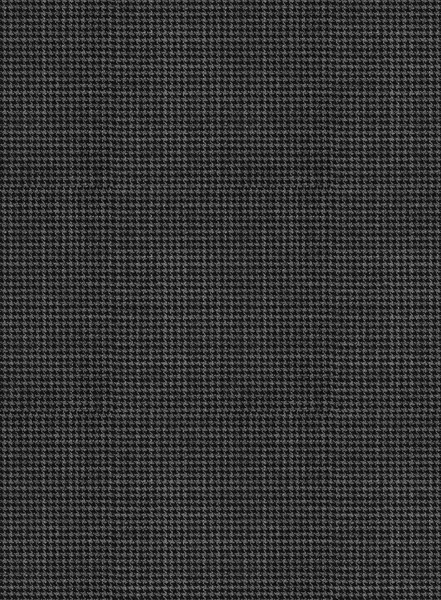 Napolean Mini Houndstooth Gray Wool Tuxedo Jacket