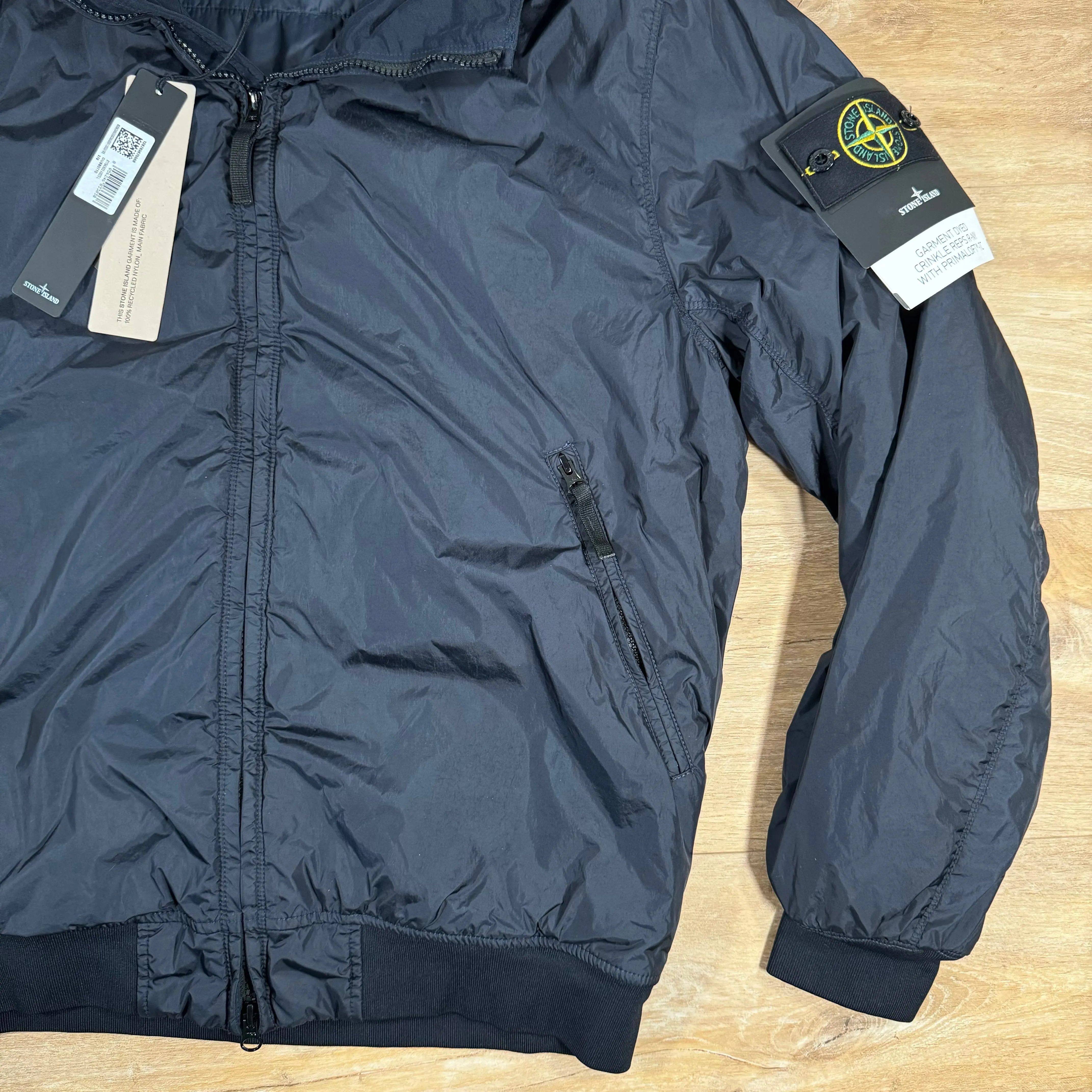 Stone Island Crinkle Reps R-NY Primaloft T-C Jacket in Navy