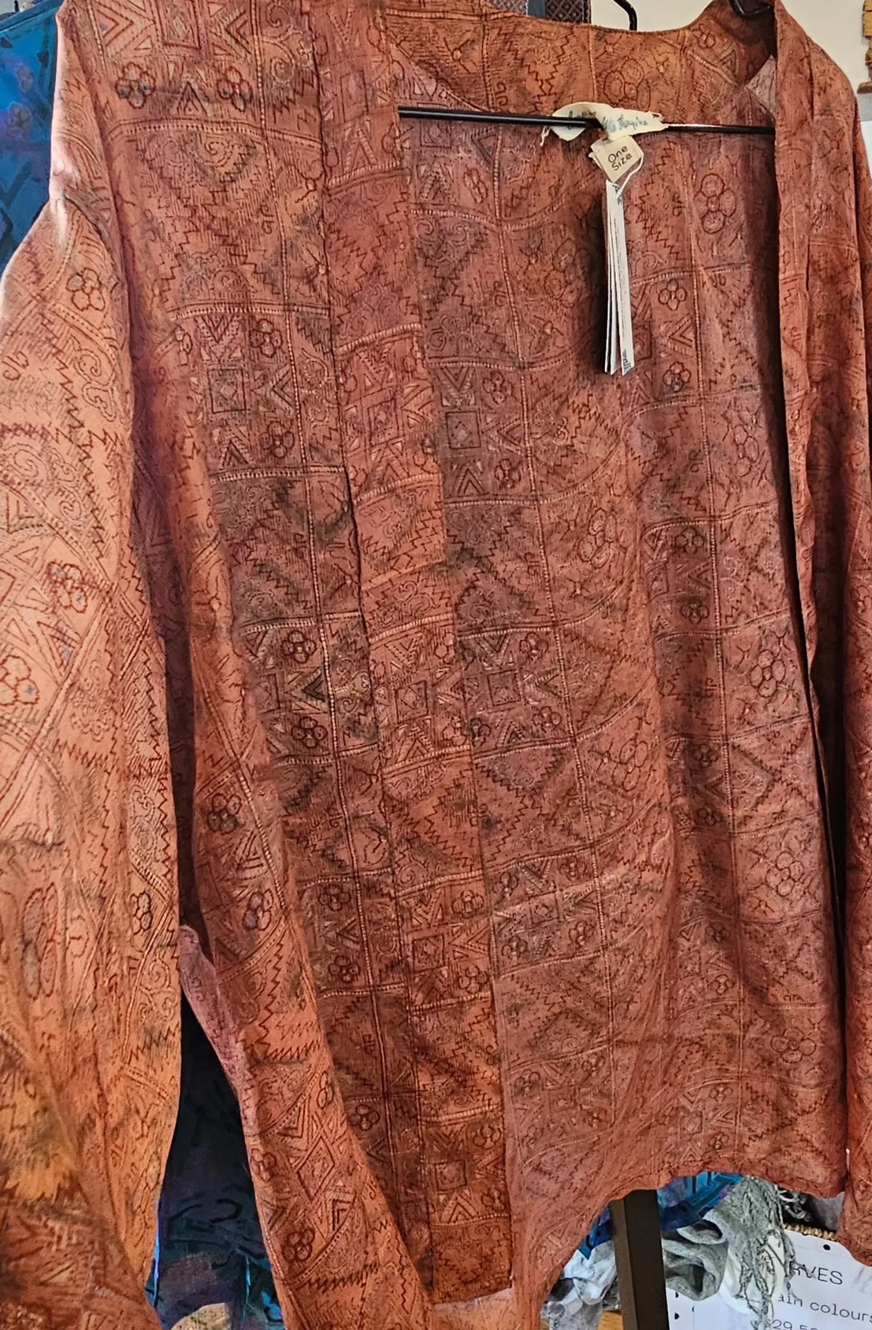 The Muse Jacket vintage sari silk. 100% silk.