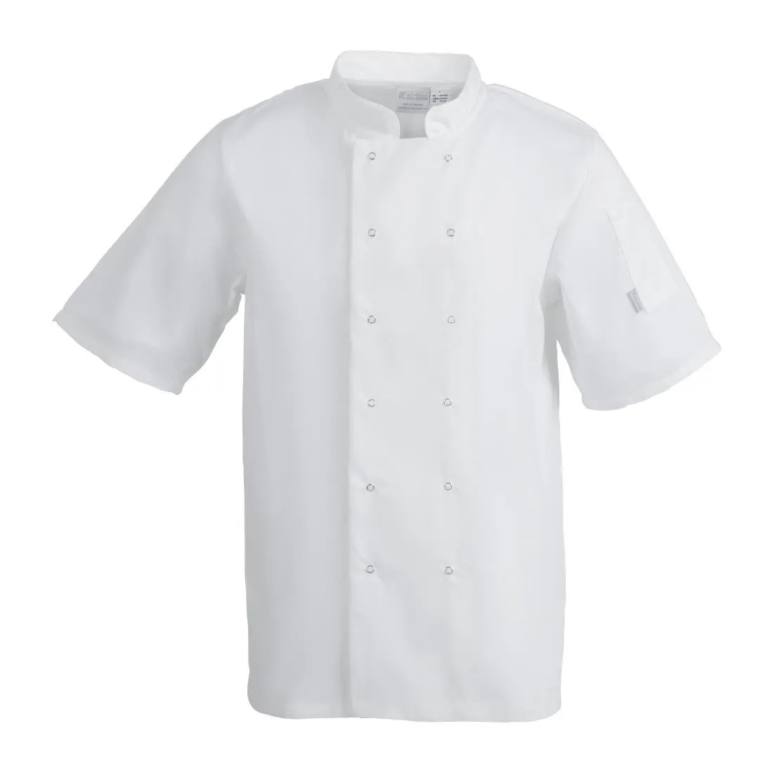 Whites Vegas Unisex Chefs Jacket Short Sleeve White 4XL - A211-4XL